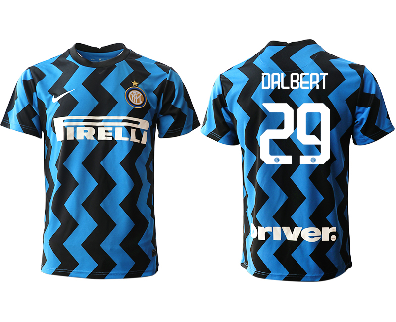 Men 2020-2021 club Inter Milan home aaa versio #29 blue Soccer Jerseys